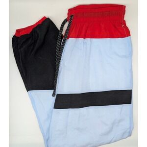 Nike‎ Flight Series Men's size L Nylon Track Pants CN8512-436 Black Blue Jogger